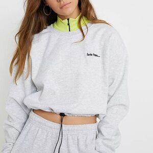 Urban Outfitters “iets frans” Bubble Hem Sweatshirt